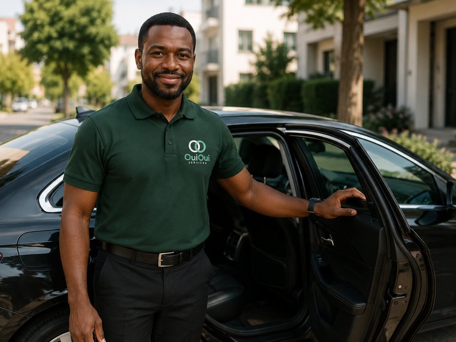 Chauffeur privé OuiOui Services pour déplacements quotidiens à Namur