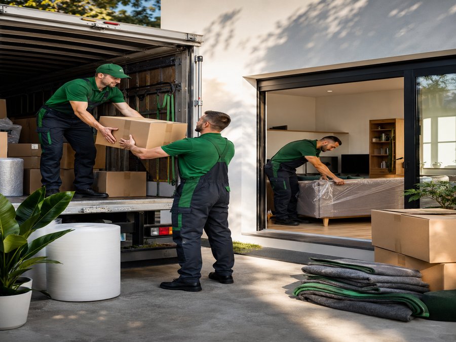 Déménagement confort avec aide au déballage