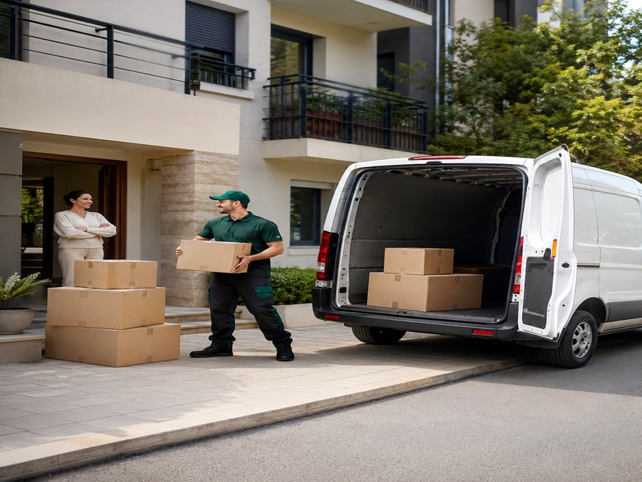 Transport de déménagement avec véhicule